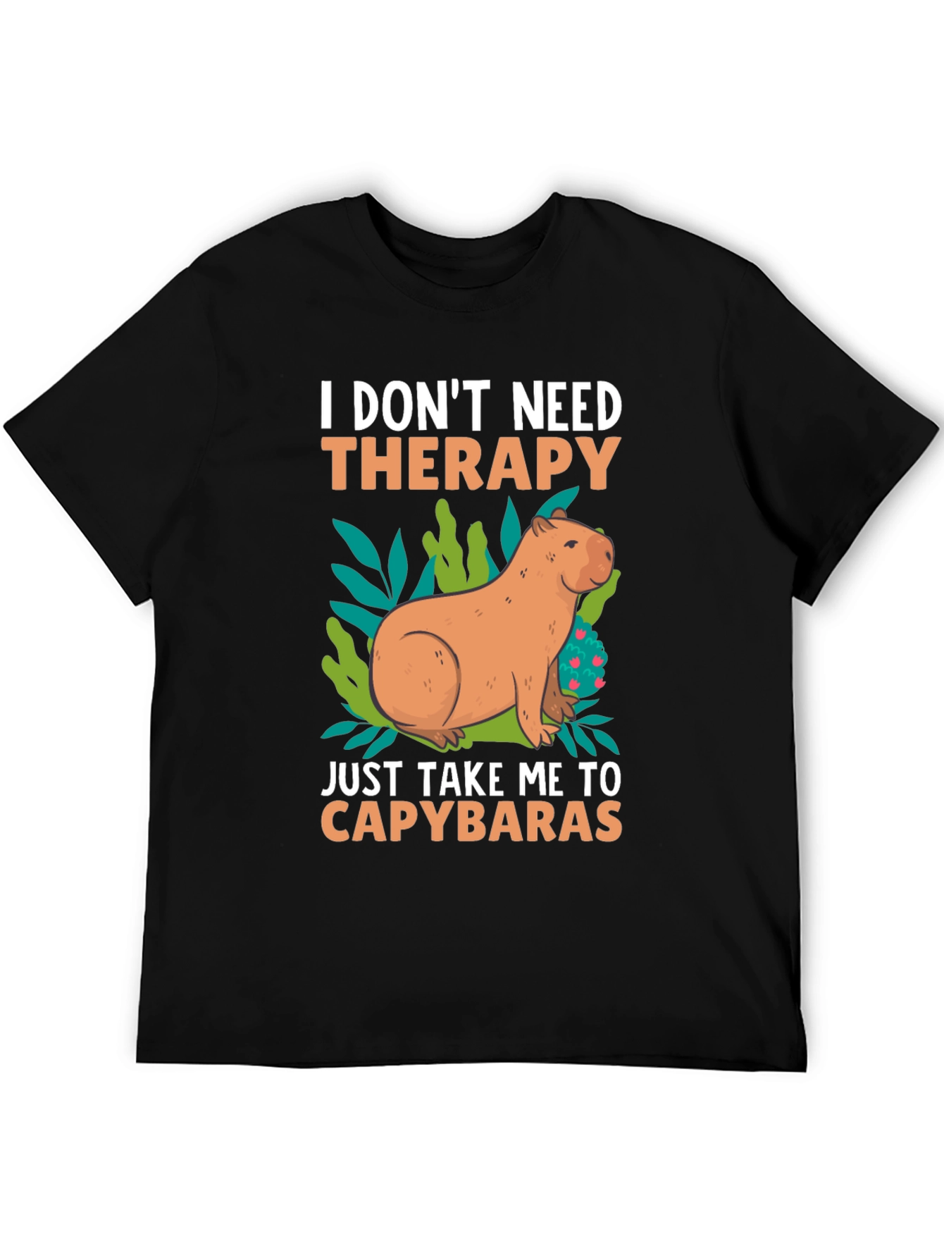 Capybara Therapy Graphic Tee