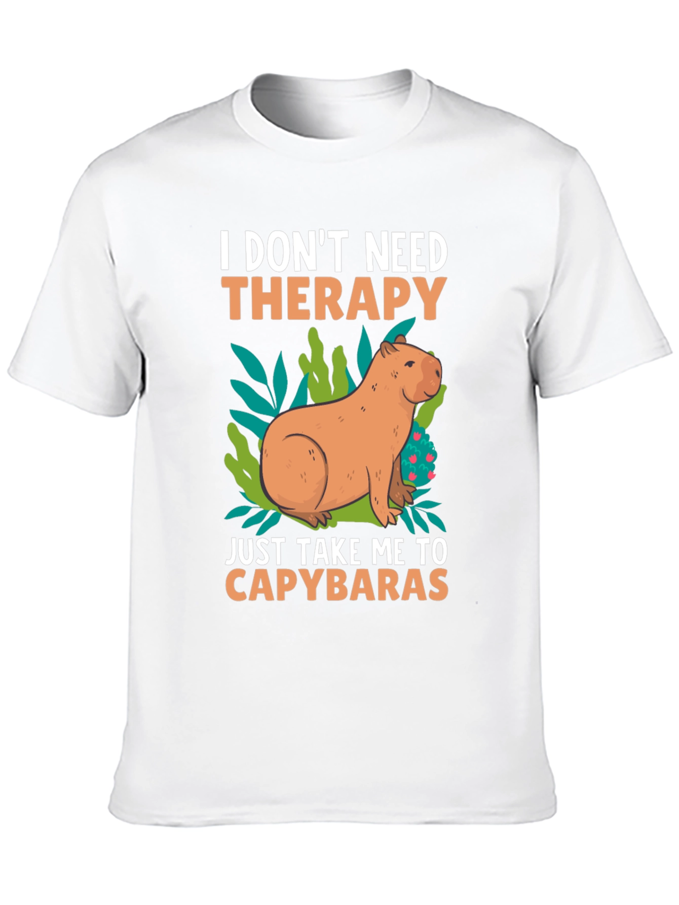 Capybara Therapy Graphic Tee