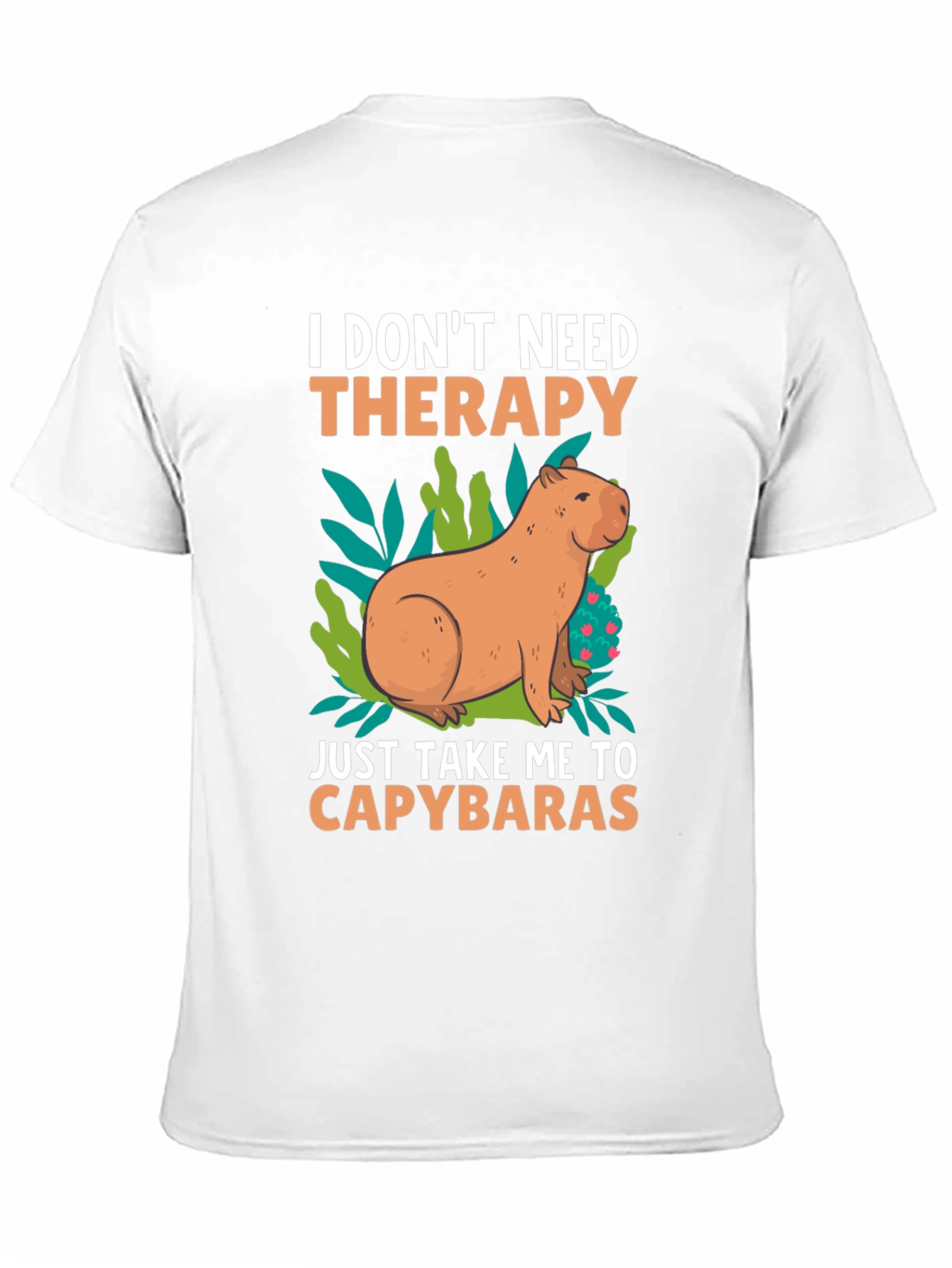 Capybara Therapy Graphic Tee