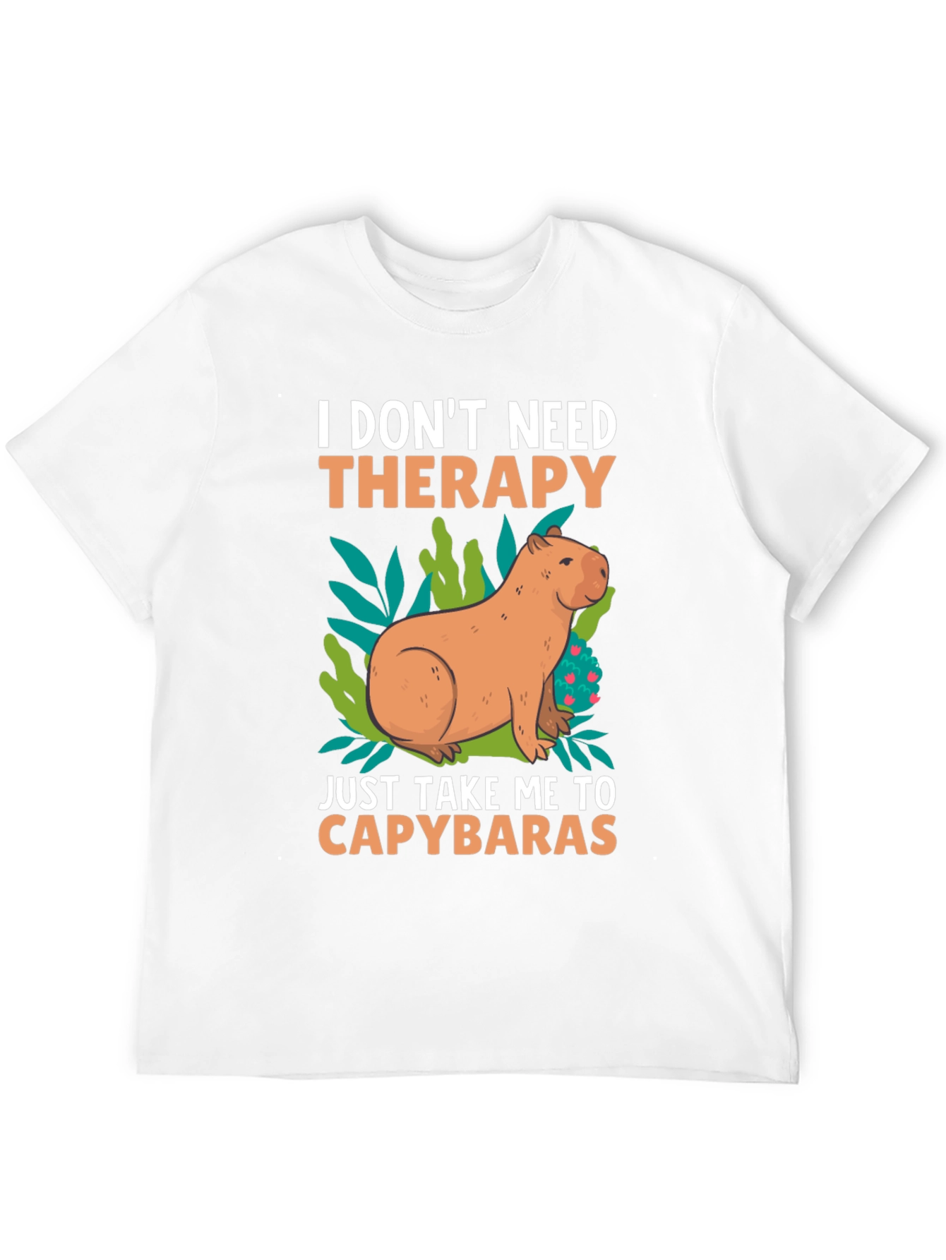 Capybara Therapy Graphic Tee