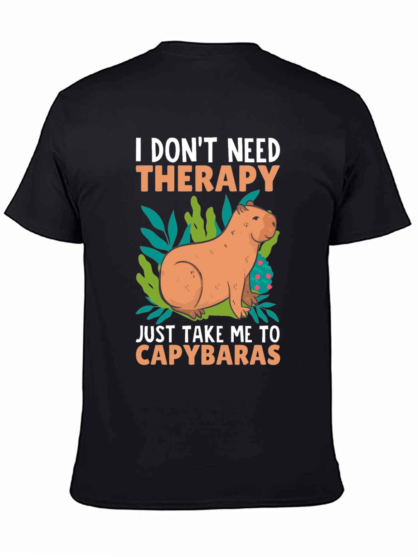 Capybara Therapy Graphic Tee