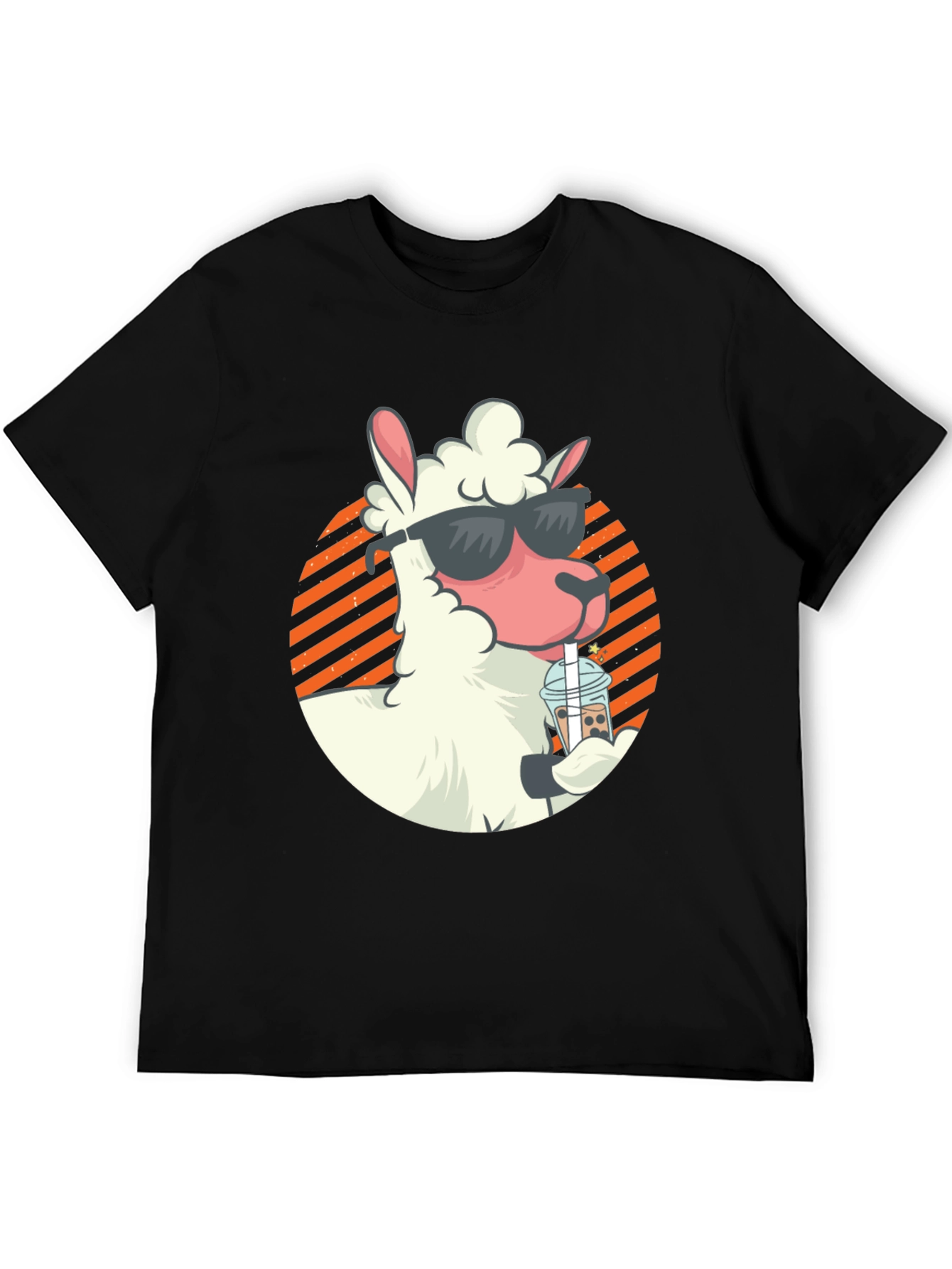 Cool Llama Bubble Tea Graphic Tee