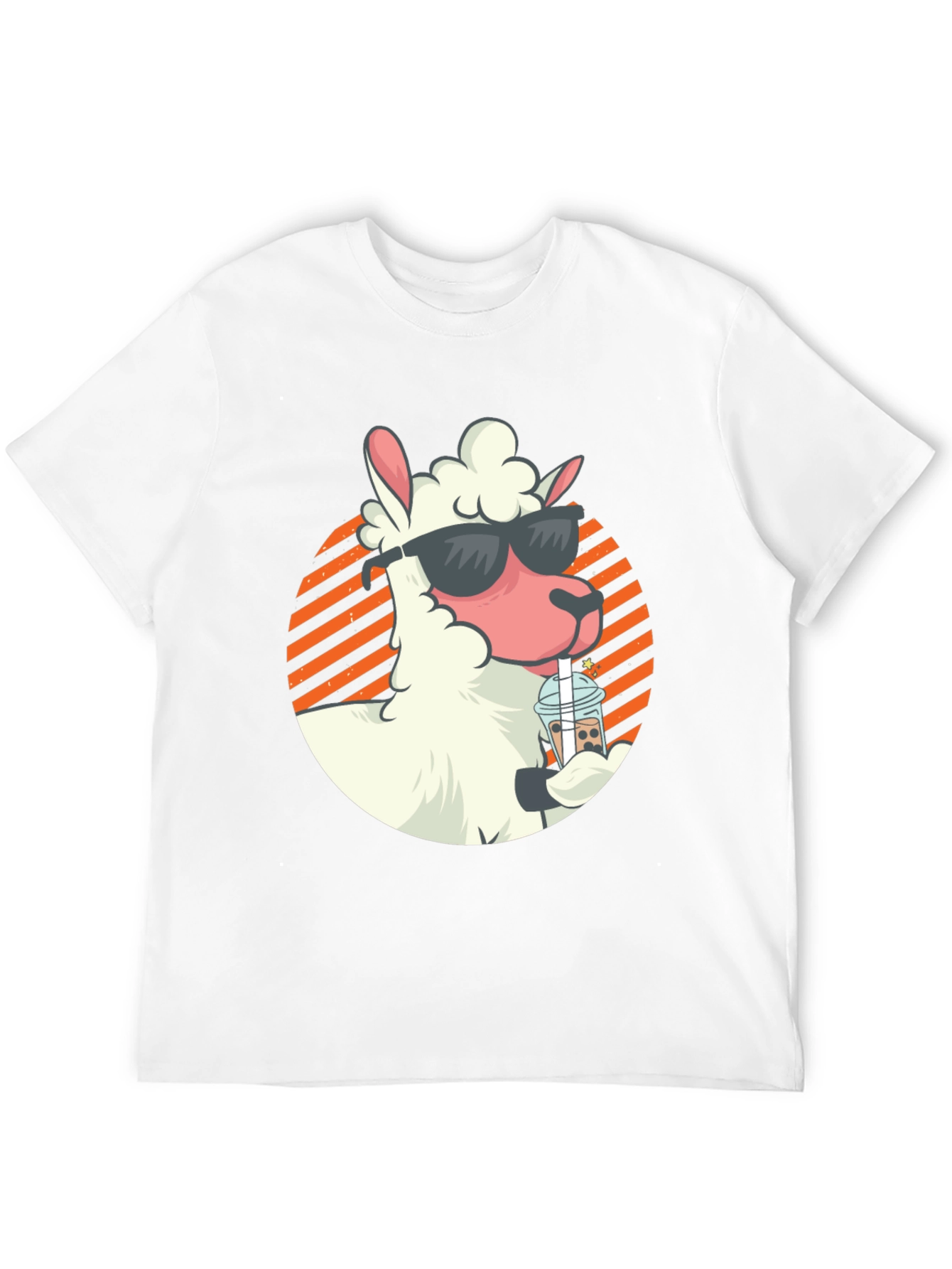 Cool Llama Bubble Tea Graphic Tee