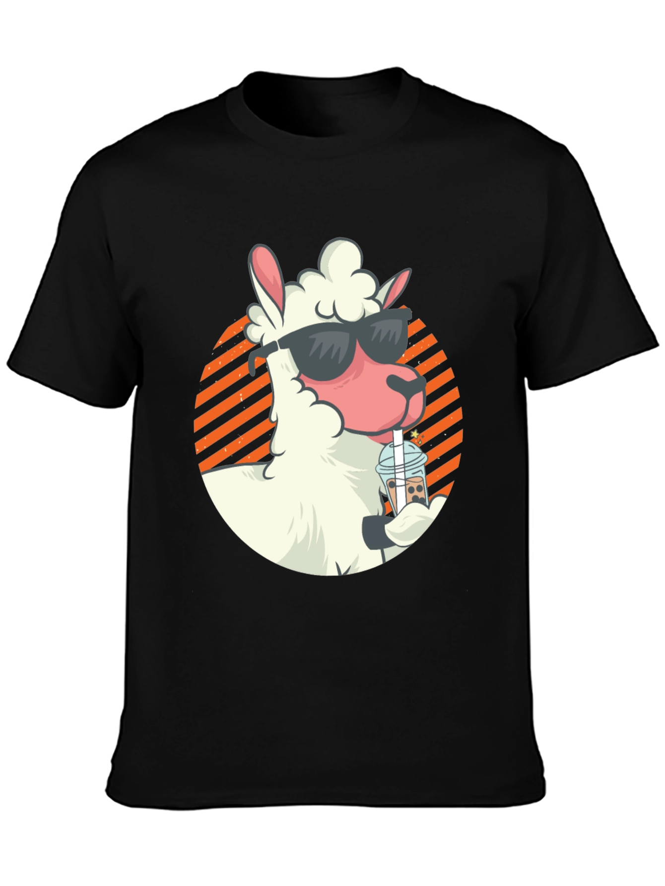 Cool Llama Bubble Tea Graphic Tee