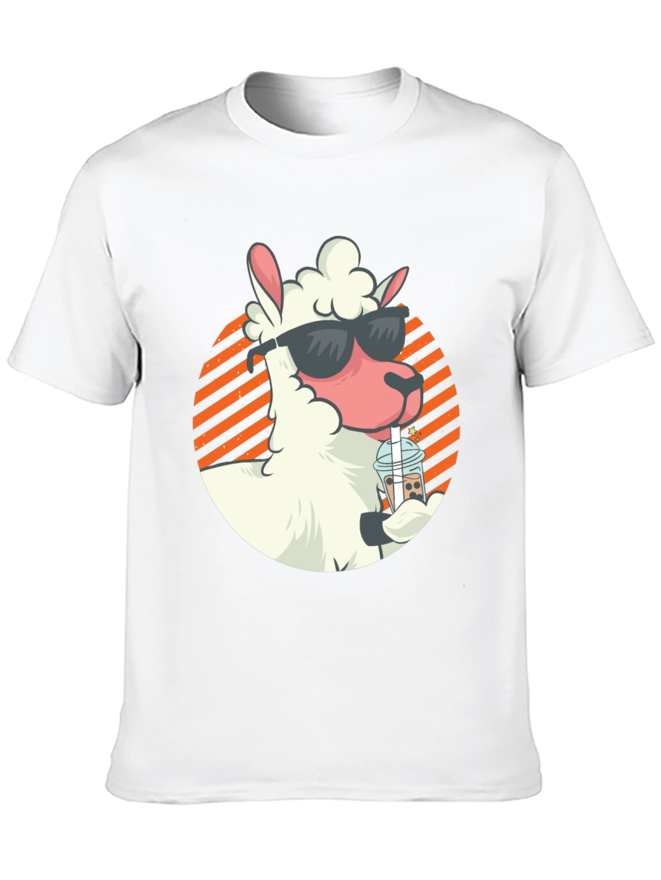 Cool Llama Bubble Tea Graphic Tee