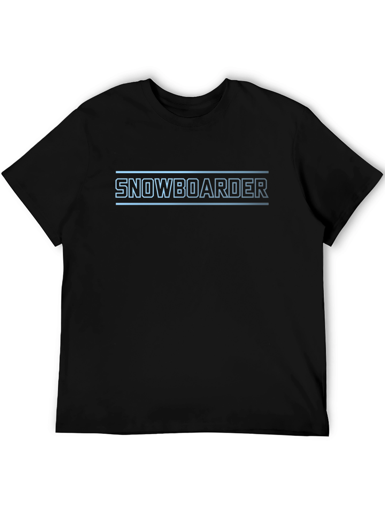 Snowboarder Graphic T-Shirt - Black