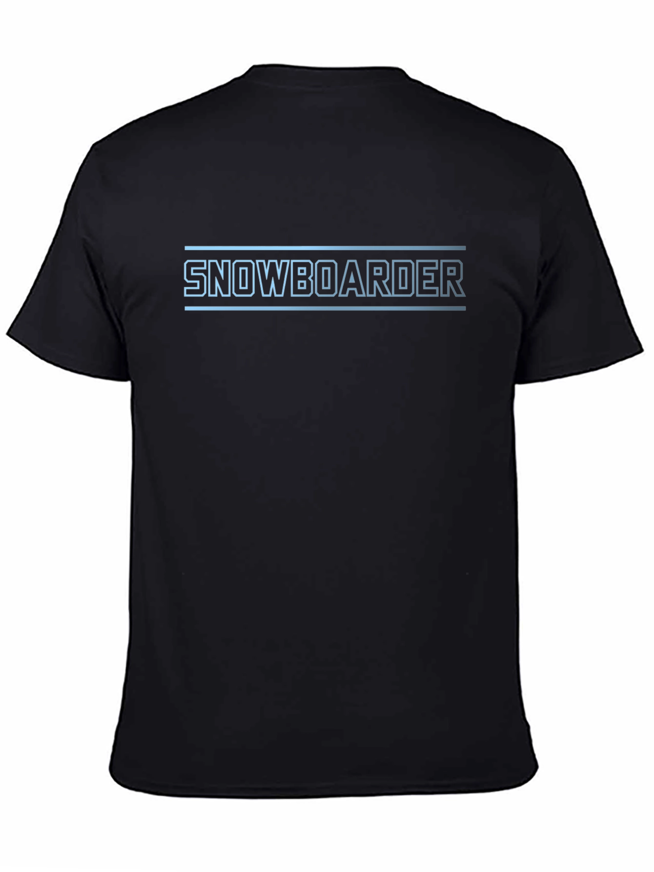 Snowboarder Graphic T-Shirt - Black