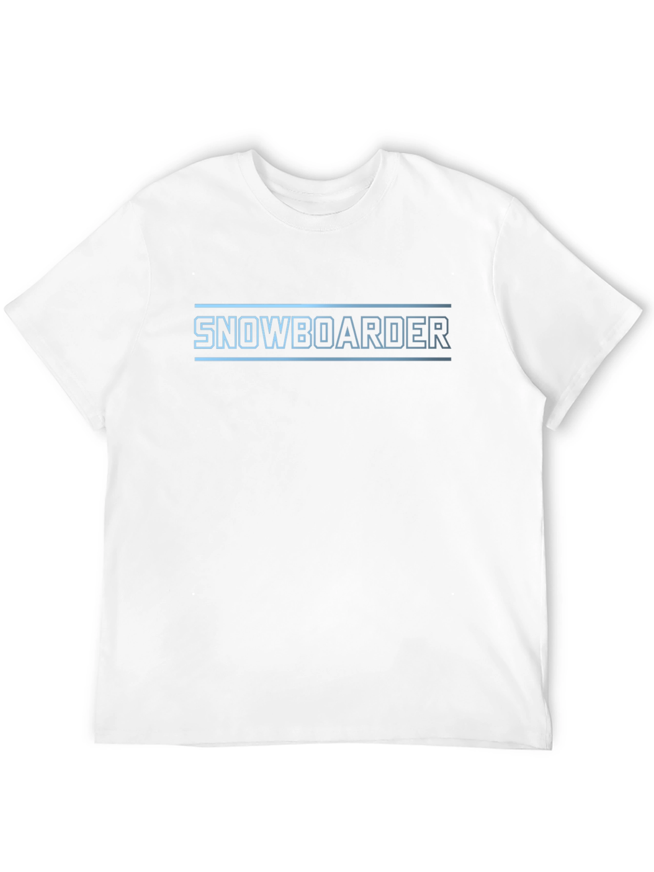 Snowboarder Graphic T-Shirt - Black