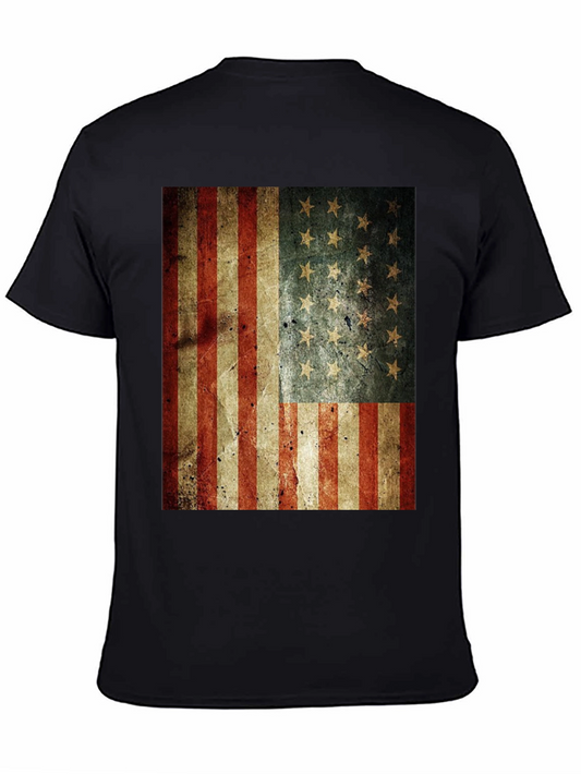 Vintage Betsy Ross American Flag Graphic T-Shirt