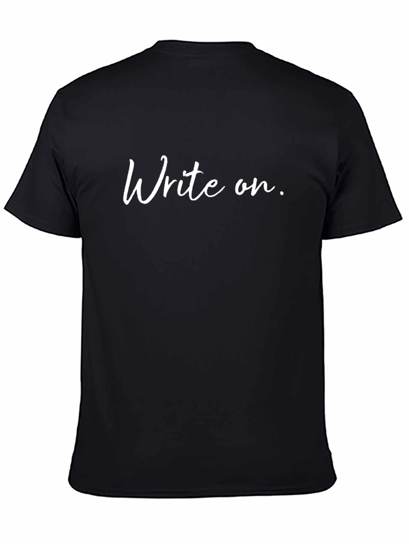 Write On Black T-Shirt