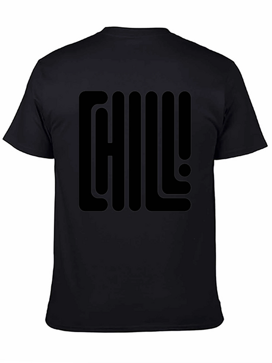 Chill Out Graphic Tee - Mens Black T-Shirt