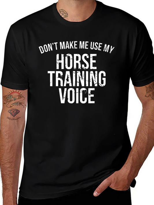 Horse Training Voice Graphic Tee