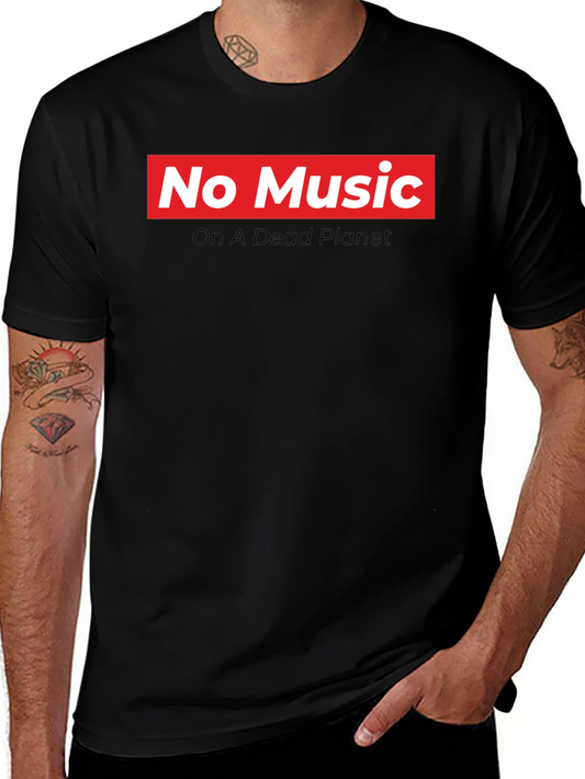 No Music On A Dead Planet Graphic Tee