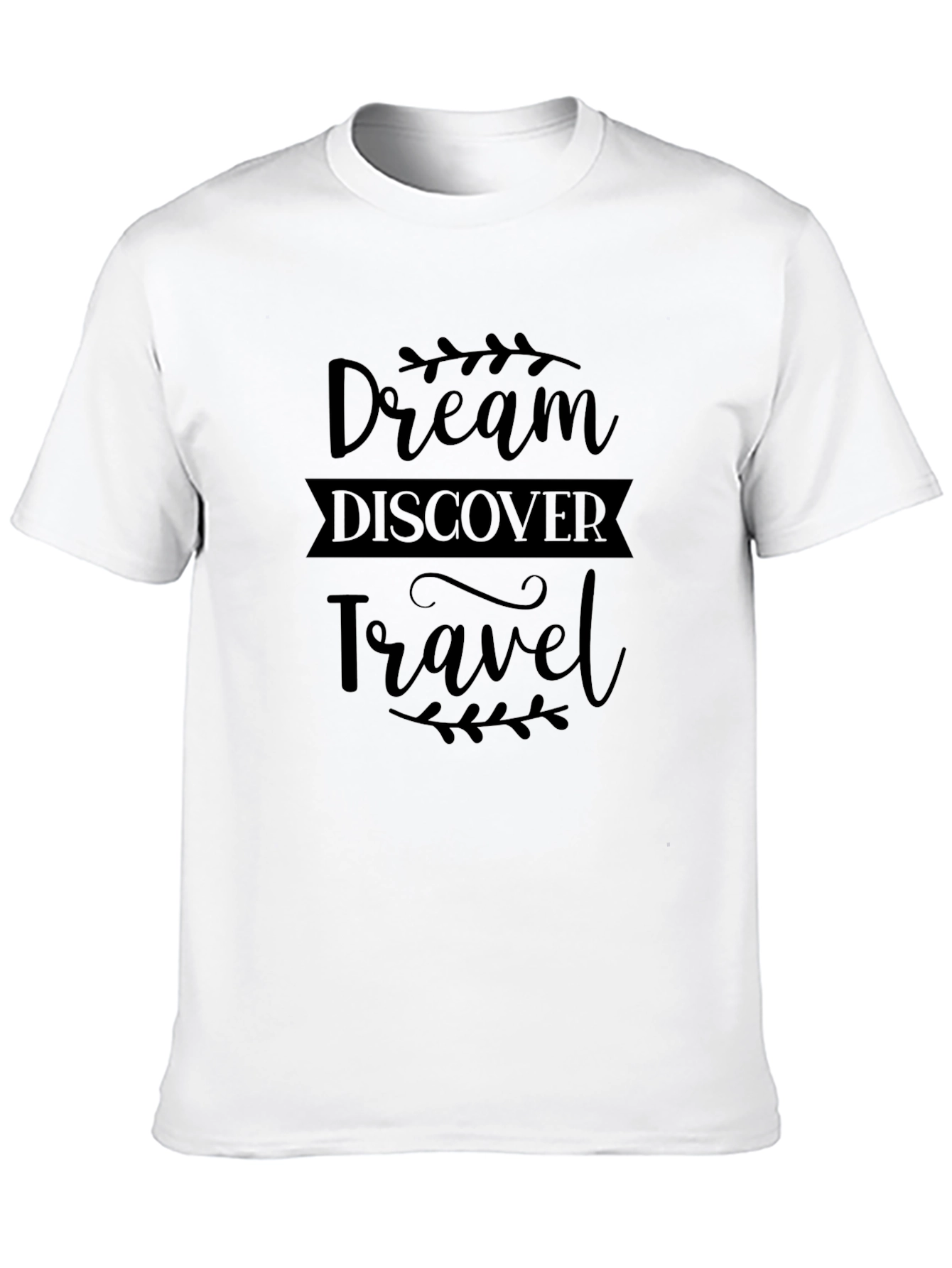 Dream Discover Travel Black T-Shirt