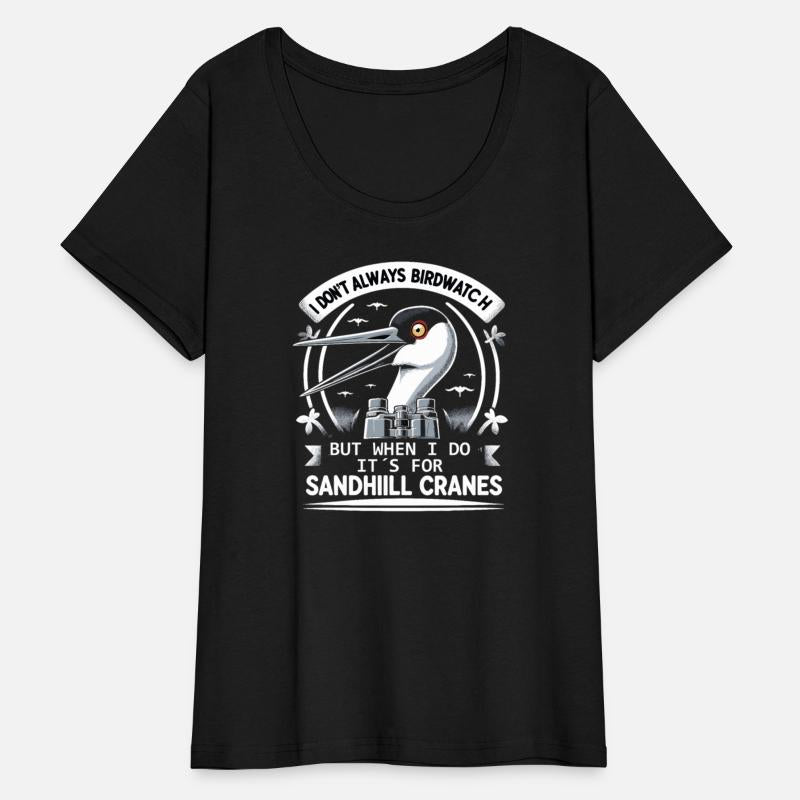 Sandhill Crane Lover Birdwatching Trumpeting Calls