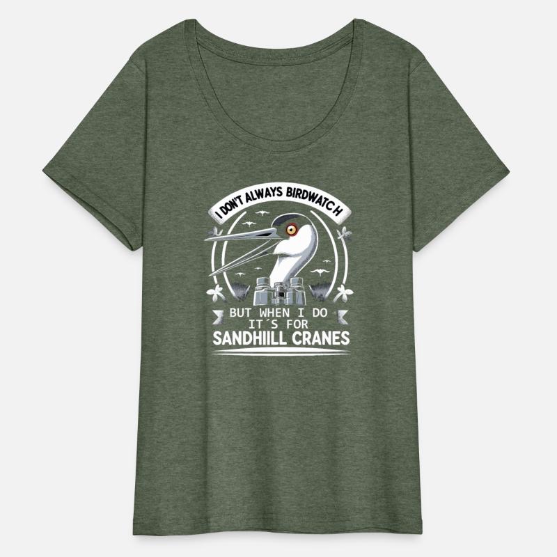 Sandhill Crane Lover Birdwatching Trumpeting Calls