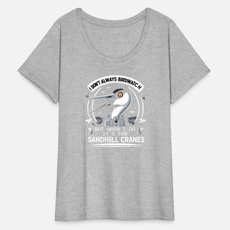 Sandhill Crane Lover Birdwatching Trumpeting Calls