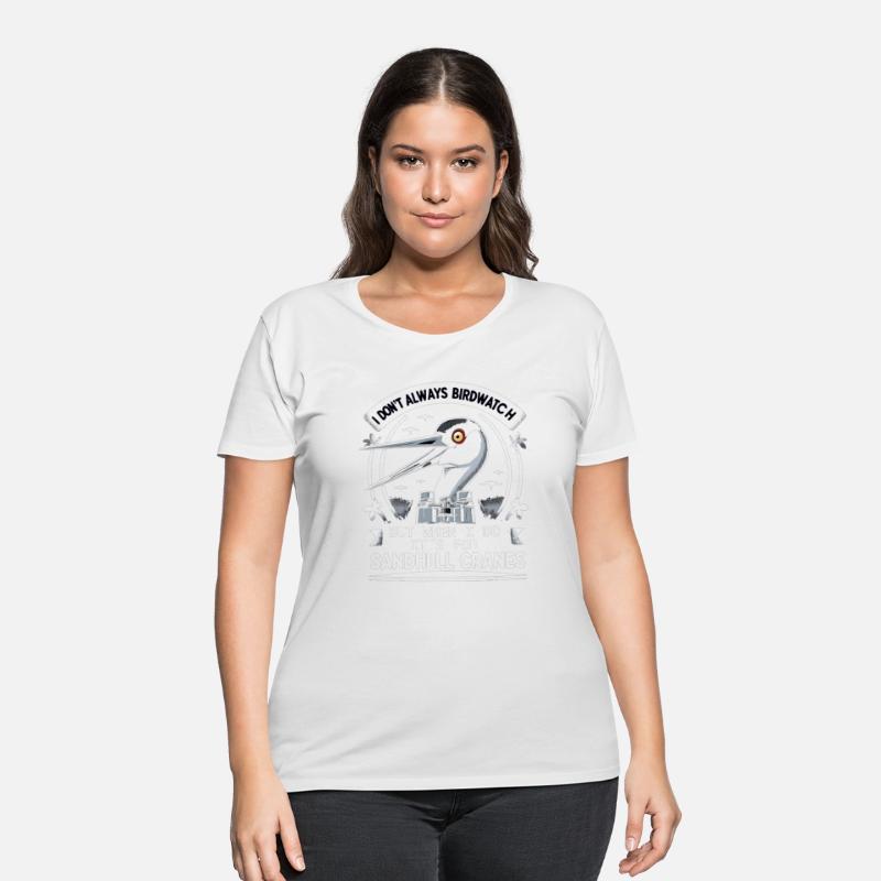 Sandhill Crane Lover Birdwatching Trumpeting Calls