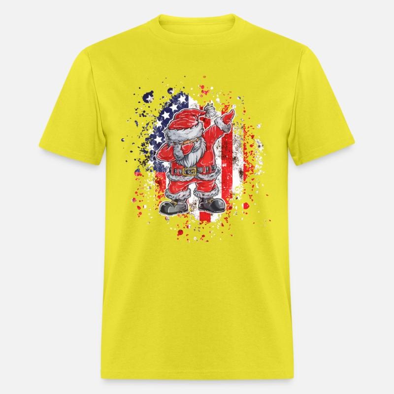 Santa With American Flag