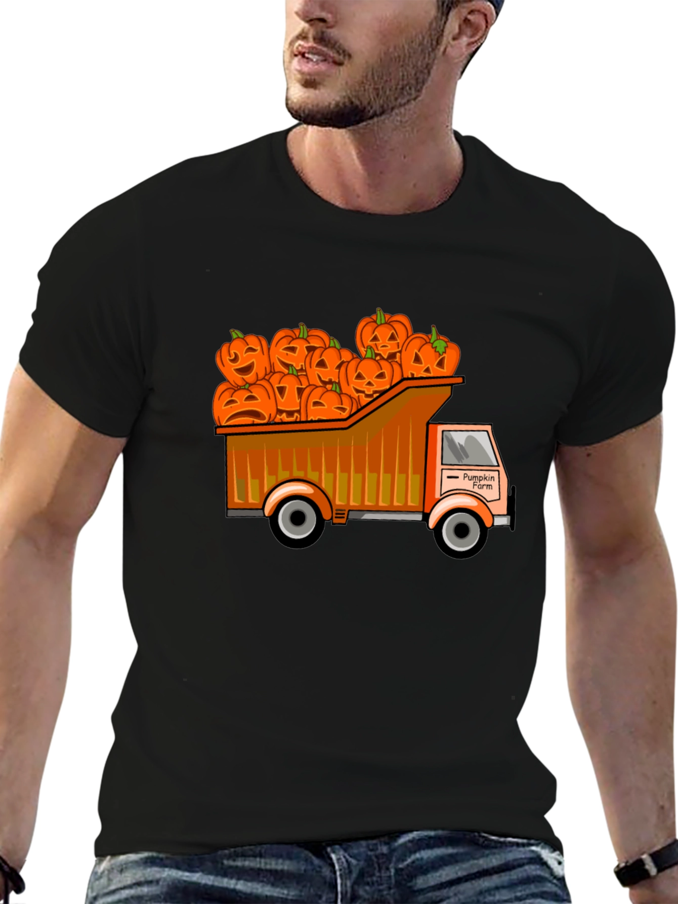 Pumpkin Farm Truck T-Shirt