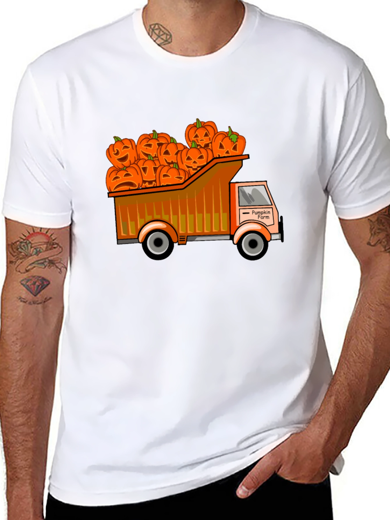 Pumpkin Farm Truck T-Shirt