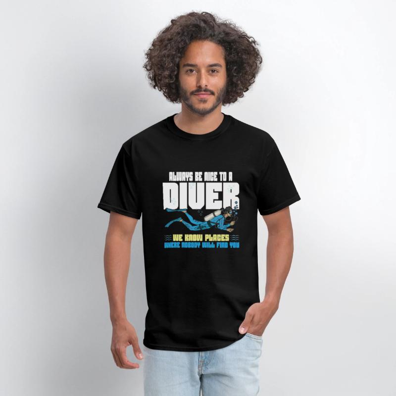 Scuba Diving Funny Saying Be Nice To A Scuba Diver