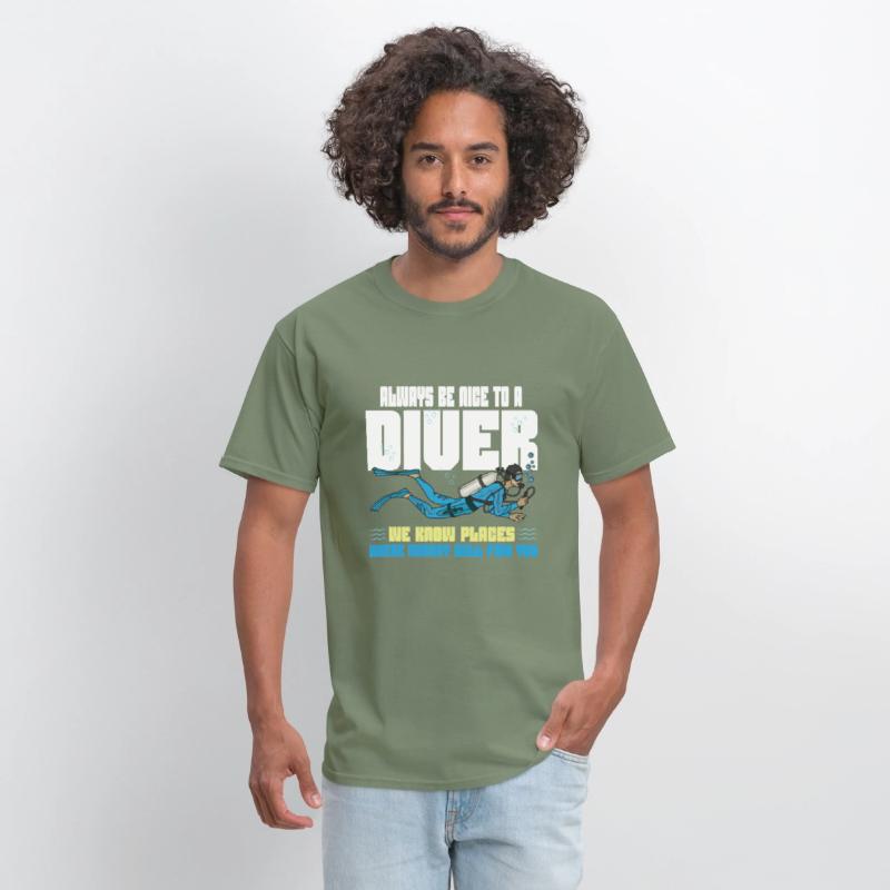 Scuba Diving Funny Saying Be Nice To A Scuba Diver