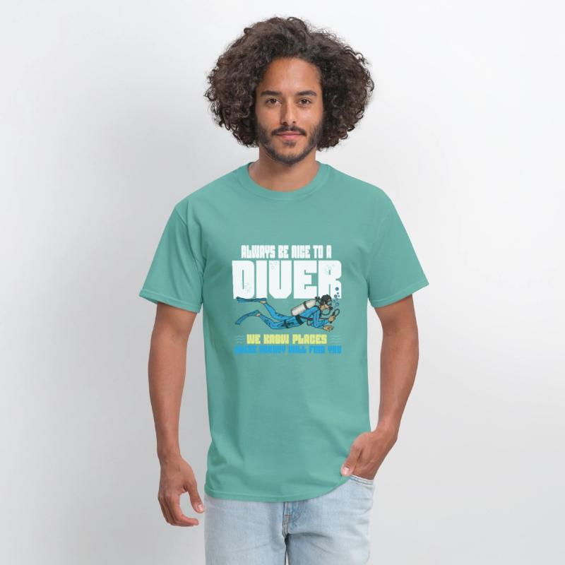 Scuba Diving Funny Saying Be Nice To A Scuba Diver