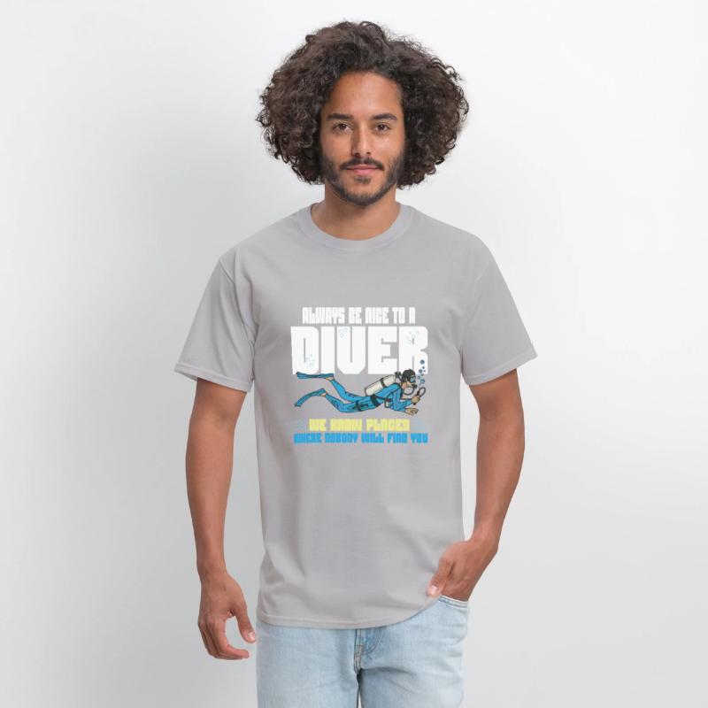 Scuba Diving Funny Saying Be Nice To A Scuba Diver