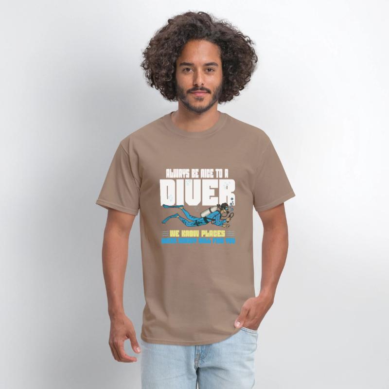 Scuba Diving Funny Saying Be Nice To A Scuba Diver
