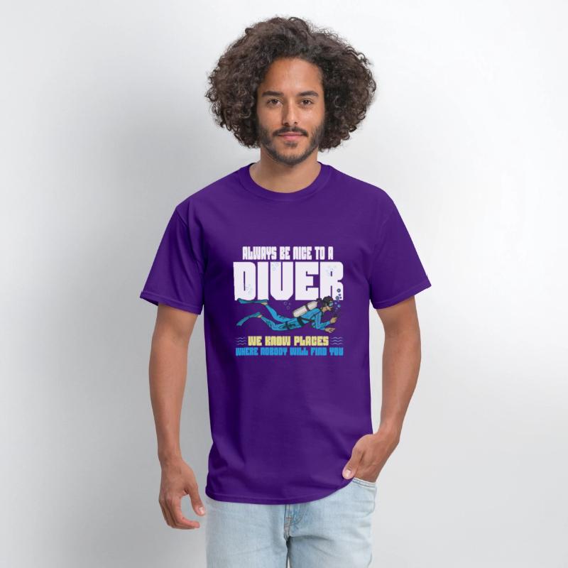 Scuba Diving Funny Saying Be Nice To A Scuba Diver