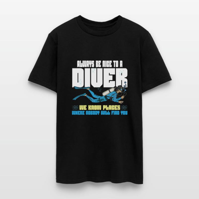 Scuba Diving Funny Saying Be Nice To A Scuba Diver