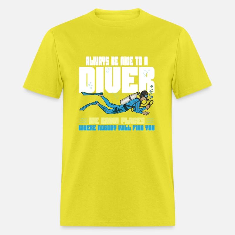 Scuba Diving Funny Saying Be Nice To A Scuba Diver