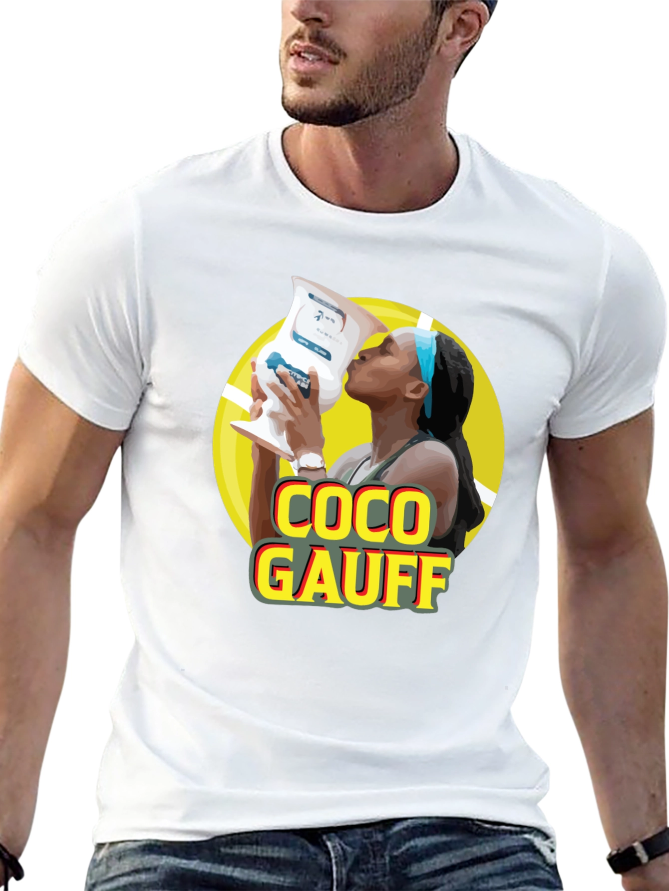 Coco Gauff Black T-Shirt - Tennis Champion Tee