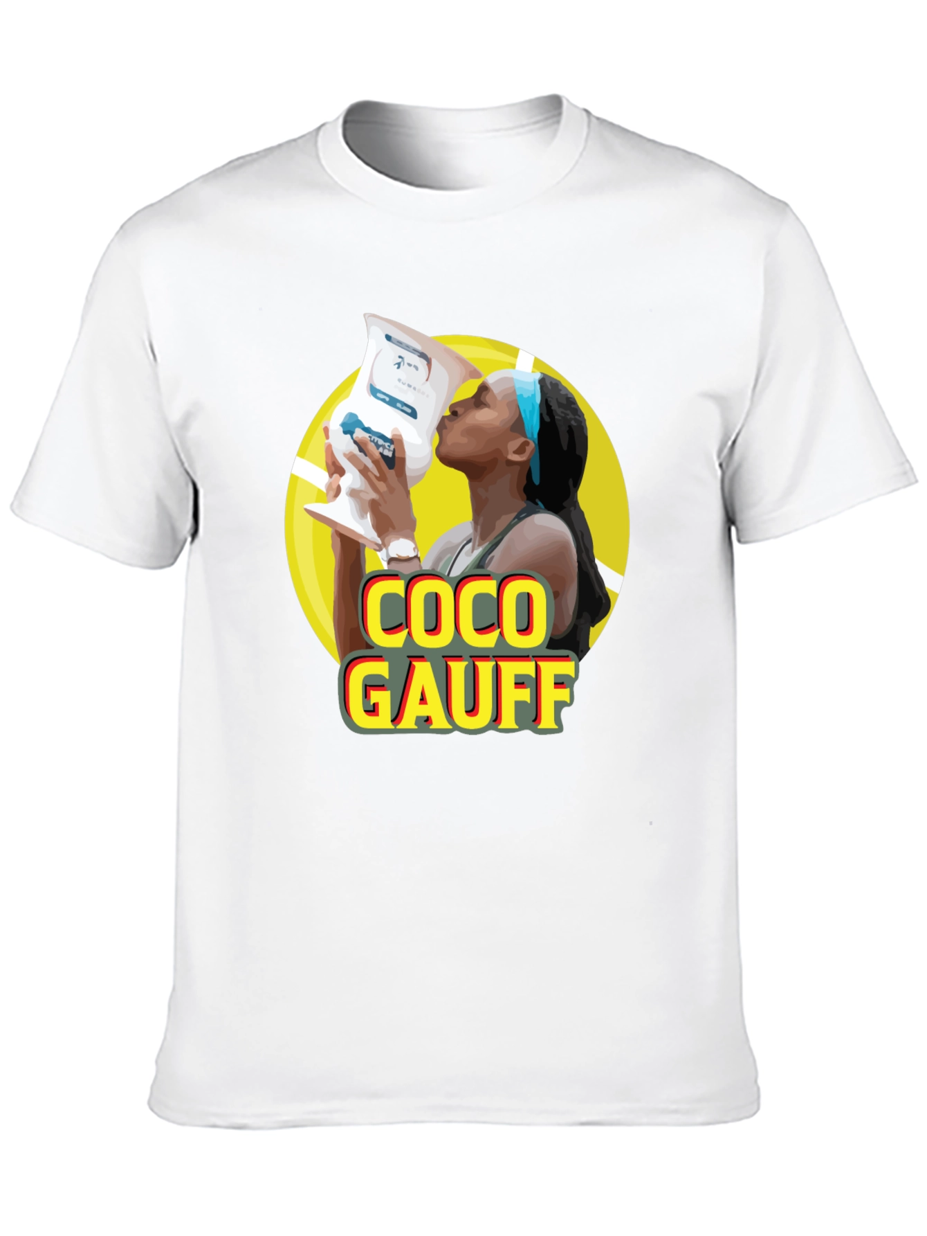 Coco Gauff Black T-Shirt - Tennis Champion Tee