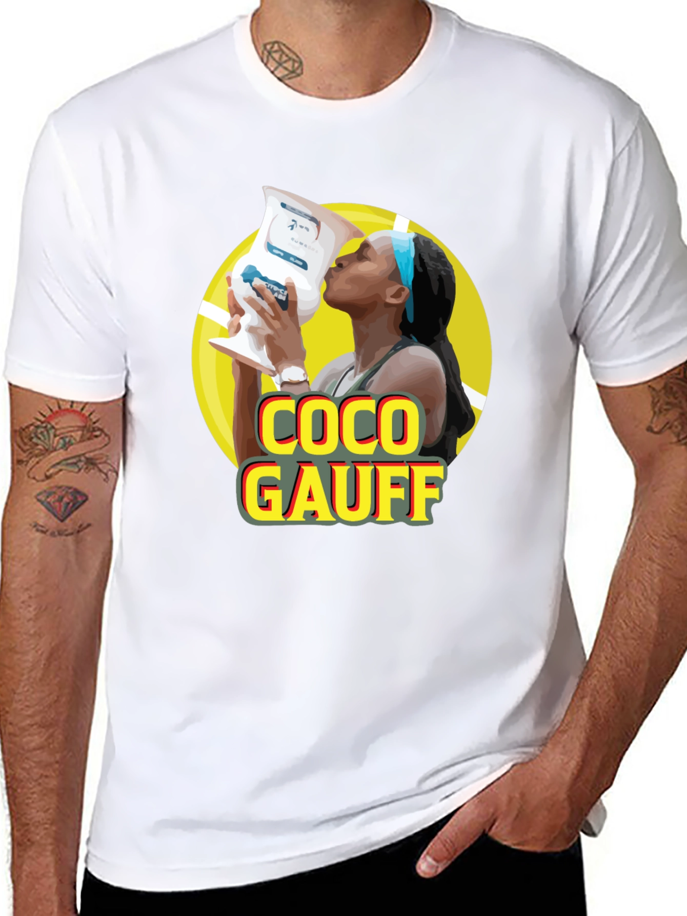 Coco Gauff Black T-Shirt - Tennis Champion Tee