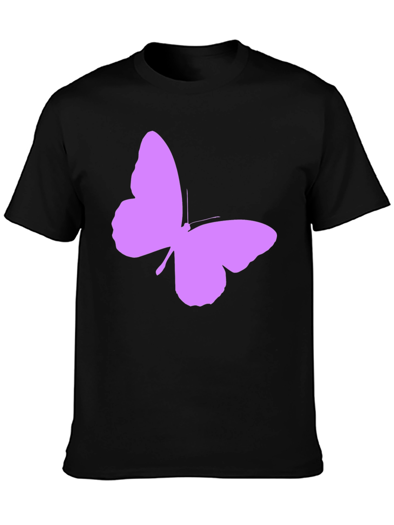 Butterfly Graphic Black T-Shirt