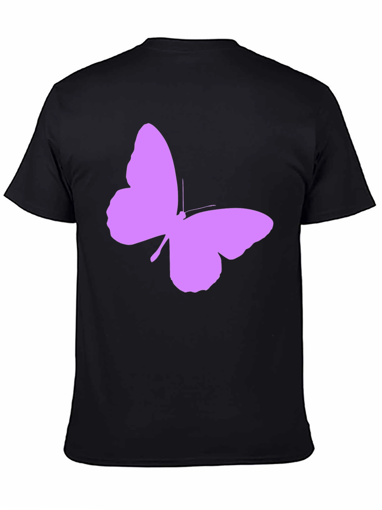 Butterfly Graphic Black T-Shirt