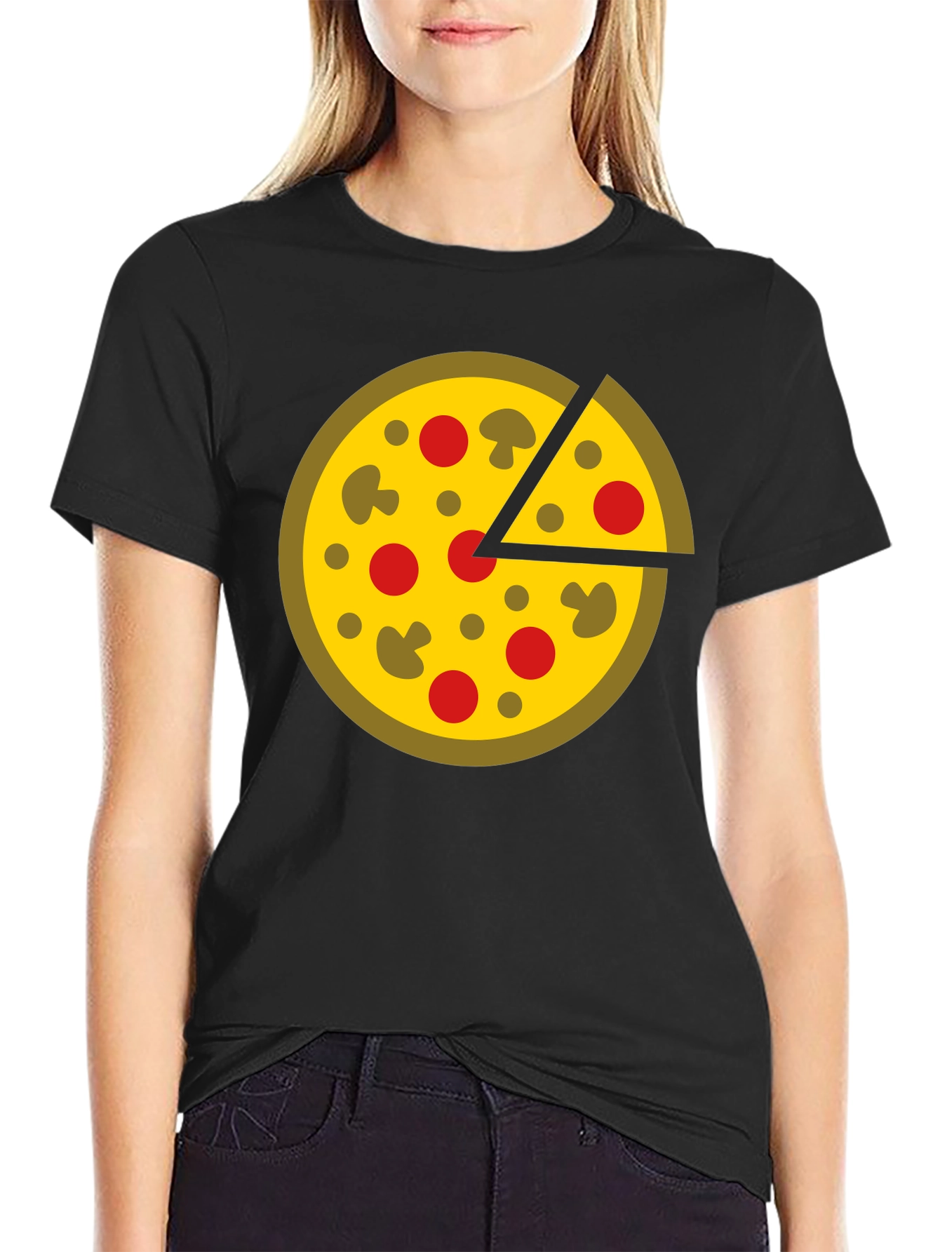 Pizza Graphic Tee - Fun & Stylish Casual Wear
