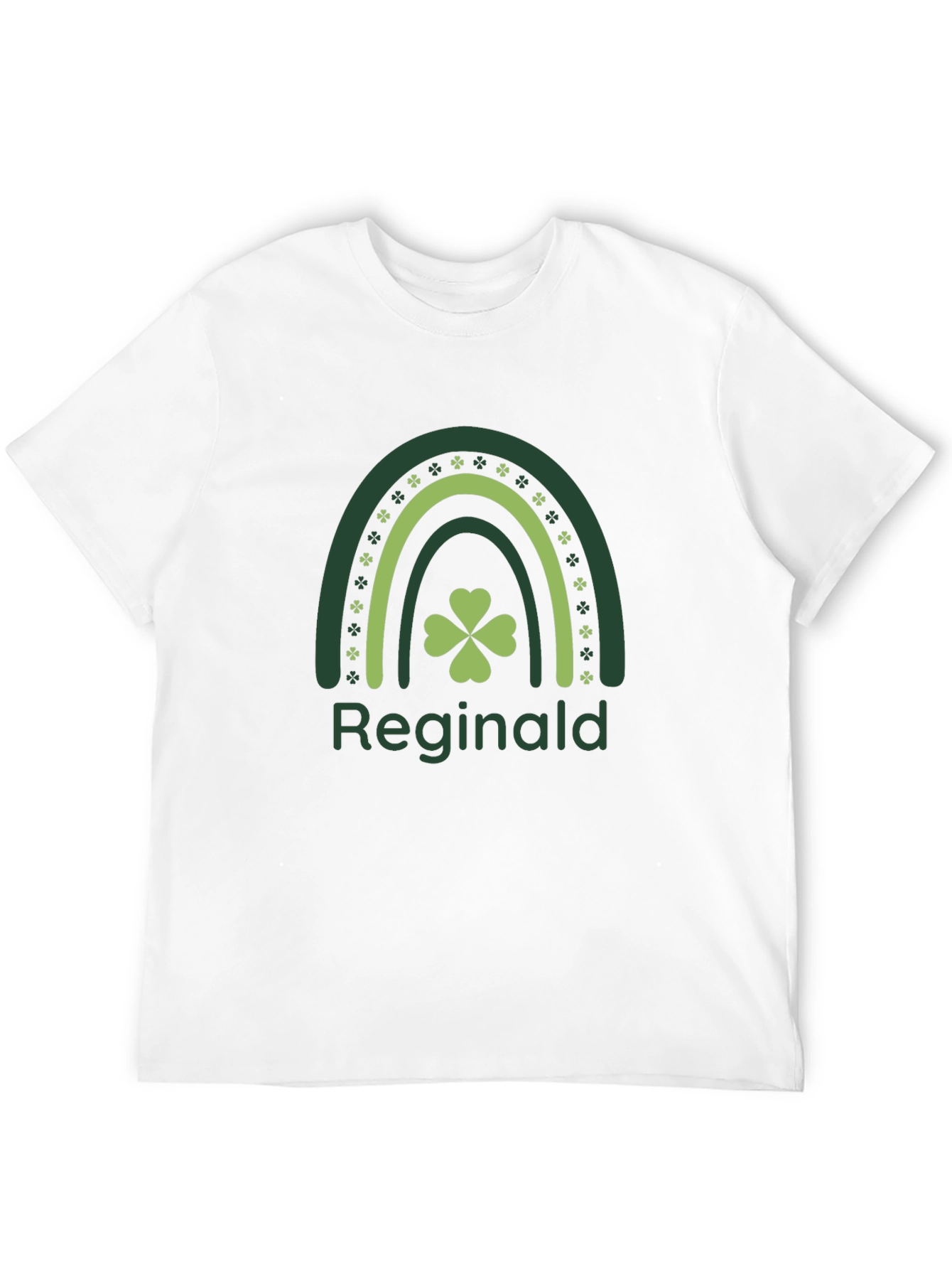 Reginalds St. Patricks Day Shamrock Rainbow T-Shirt