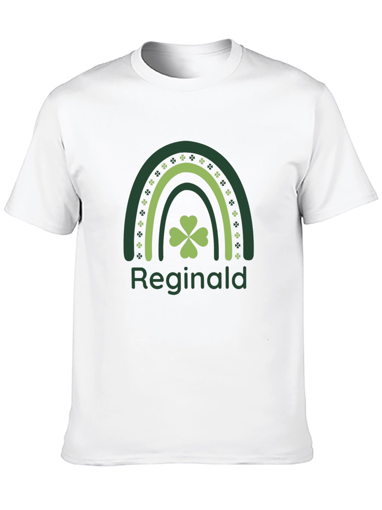Reginalds St. Patricks Day Shamrock Rainbow T-Shirt