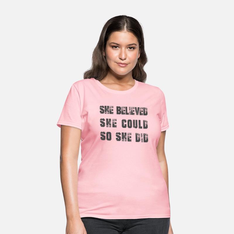 She believed, She could, So she did