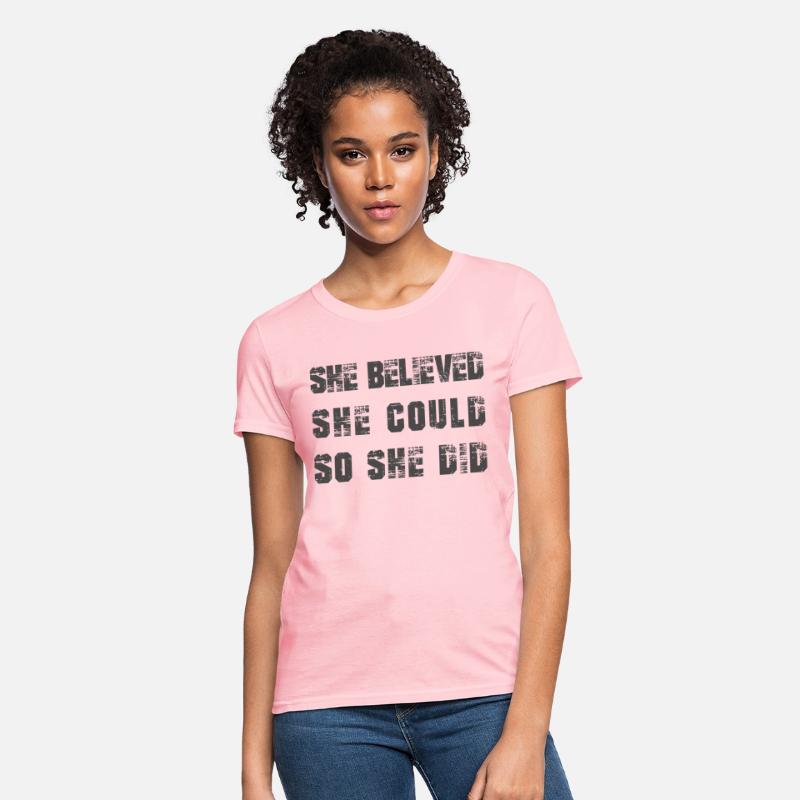 She believed, She could, So she did