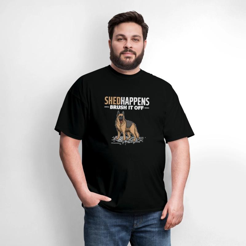 Shed Happens Brush It Off, German Shepherd