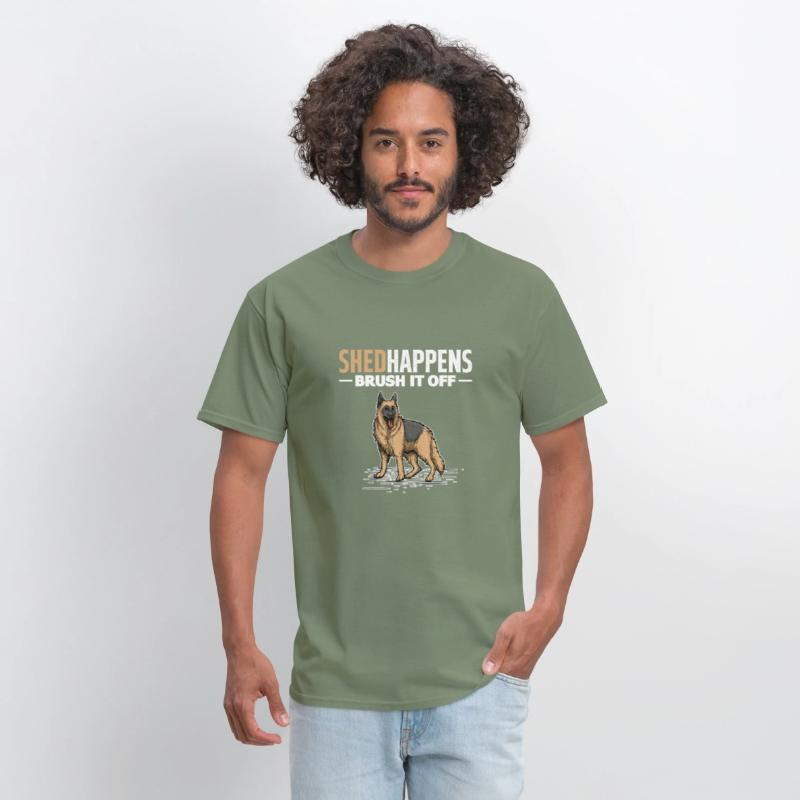 Shed Happens Brush It Off, German Shepherd