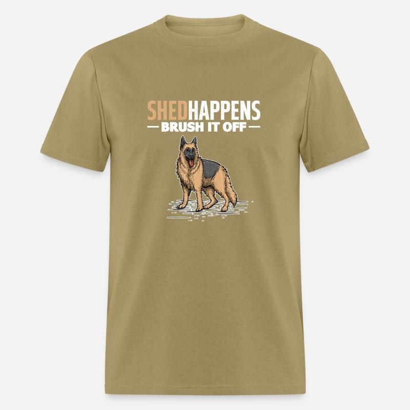 Shed Happens Brush It Off, German Shepherd