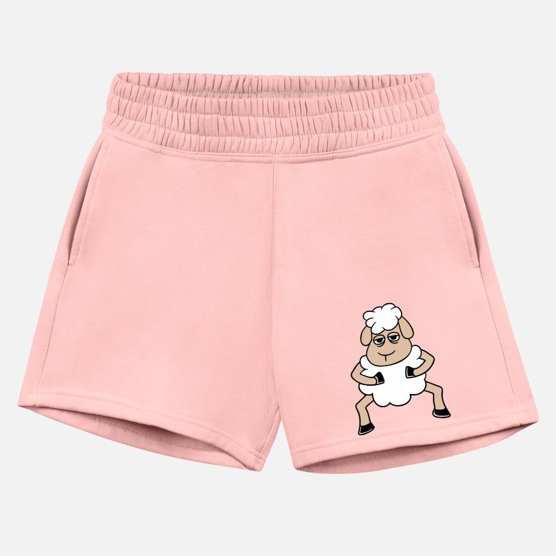 Sheep Tired Bored Look Standing Cute Cool Cartoon