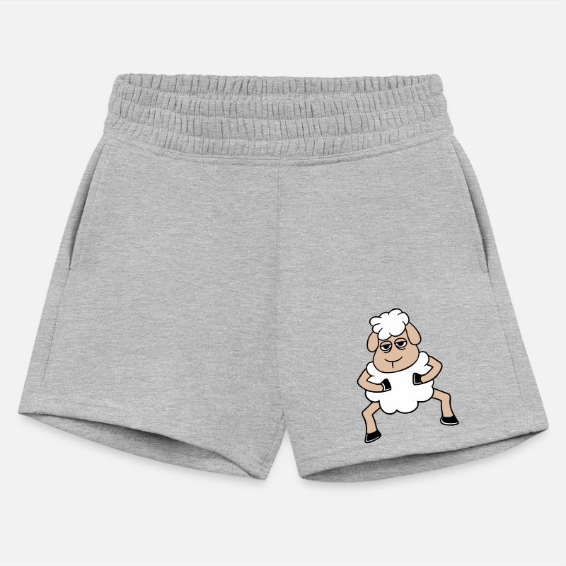 Sheep Tired Bored Look Standing Cute Cool Cartoon