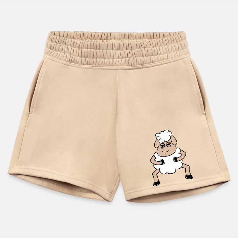 Sheep Tired Bored Look Standing Cute Cool Cartoon