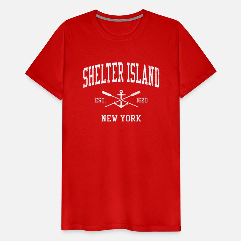 Shelter Island Ny Crossed Oars Boat Anchor Sports